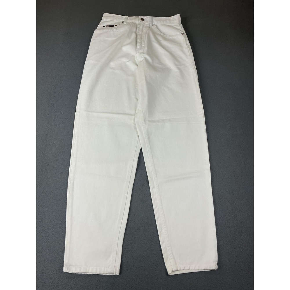 Route 66 Jeans Womens 9/10 White High‎ Rise Relaxed Straight Denim Five Pocket